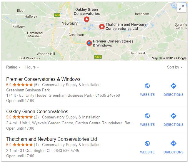 Google My Busines Reviews