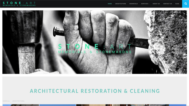 Stone Art Website by Digency- The digital marketing agency.